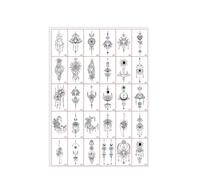 30 Tatuajes Halloween Calavera Araña Fiesta Adultos Impermeables Arte | 30 tatuajes Halloween, calavera/araña/serpiente/rosa, impermeables, adultos.(P196)