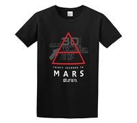 30 Thirty Seconds to Mars Symbol 30Stm Logo Camiseta negra, Negro, XXL