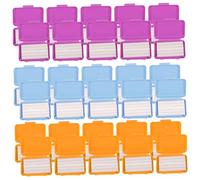 30 tiras de cera para ortodoncia con sabor a fruta con estuche para alineadores brackets y ligaduras invisibles.