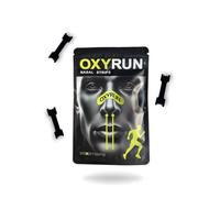 30 Tiras Nasales OxyRun - Dilatador Nasal - Tiras Nasales Deportivas - Tiras Antironquidos - Tiritas Nariz Respirar - Respirar Mejor Por La Nariz - Nose Strips - Nasal Strips - Tira Nasal (onyx)