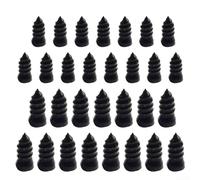 30 tornillos de reparación de neumáticos recubiertos de goma para coche, motocicleta, ATV, camión, autobús y aplicaciones agrícolas de neumáticos sin cámara