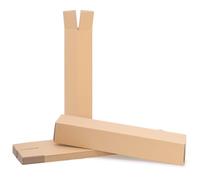 30 Tubos de envasado rectangulares 655 x 105 x 105 mm shipping roll shipping tube || save postage - NOW WITHOUT BULKING COVER || cartón plegable shipping carton