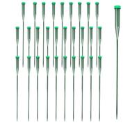 30 tubos de flores de silicona - tubos alargados para orquídeas con varilla, preservación de agua de flores, tubo de fertilizante Phalaenopsis para flores frescas