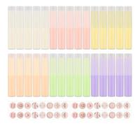 30 tubos vacíos de bálsamo labial, capacidad de 4 g, tubos de bálsamo labial giratorios, coloridos y vacíos, con calcomanías hechas a mano para hacer pintalabios hechos a mano, pintalabios, perfume