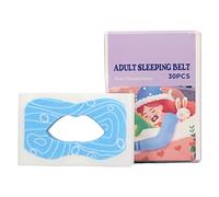 30 Uds. Cintas para la Boca Respetuosas con la Piel para Dormir, Tiras Suaves para la Boca, Cintas para la Respiración de la Nariz, Cintas para la Respiración Nasal Moderadas(Azul)