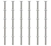 30 uds. de tornillos con zócalo Allen M10, pernos hexagonales avellanados de 10 mm de acero inoxidable A2, sujetadores resistentes a la corrosión para aplicaciones industriales y m (M10*60)