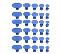 30 Uds lengüetas de pegamento para abolladura de carrocería de coche, lengüetas de extracción, herramientas de reparación de abolladuras sin pintura, juego de lengüetas extractoras de pegamento