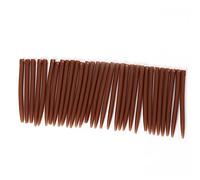 30 Uds Mangas Anti enredos de Goma Kit Giratorio de Cambio rápido Mangas Anti enredos Accesorios de Aparejos de Pesca al Aire Herramientas(marrón)