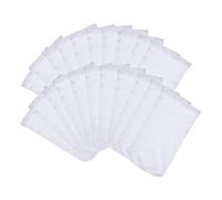 30 Uds Redondo para Piscina Separador de Malla Bolsa de calcetín Bolsa de Harina Manual (White, One Size)