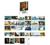30 unidades 1 juego de tarjetas postales pintadas al óleo de Edward Hopper Sargent vintage europeo clásico tarjetas de felicitación en blanco tarjetas de decoración