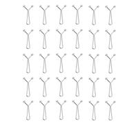 30 Unidades Clip Ajustador de Cintura para Pantalones - Reductor de Talla Sin Costuras, Botones para Apretar Cintura y Piernas de Jeans, Faldas y Pantalones en Plata, Oro y Negro