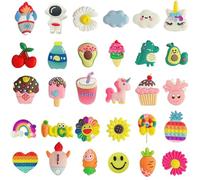 30 unidades de colgantes para zapatos, pines para niños, alfileres personalizados, sandalias colgantes extraíbles, accesorios para zapatos, accesorios para Jibbitz Crocs, personalizados, decoración