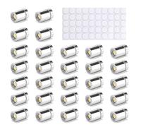 30 unidades de mini luces LED, mini luces LED para casas de muñecas, luz micro LED, mini luces para manualidades, luces en miniatura para vitrinas, luces de bricolaje, juguetes (luz de colores)