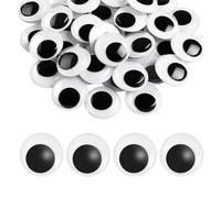 30 unidades de ojos grandes de 50 mm, autoadhesivos, ojos adhesivos grandes, para pegar para manualidades, álbumes de recortes, manualidades