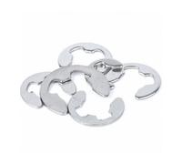 30 unids/lote 316 Acero inoxidable E Clip Circlip arandela anillo de retención for sujetador de eje M2 M2.5 M3 M4 M5 M6 M7 M8 M10(M2)