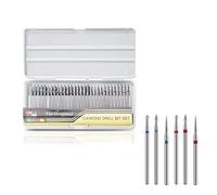 30 Unids/set Broca de Diamante, Broca de Manicura Profesional de Pedicura, Cutícula de Piel Muerta Limpia para Limas de Uñas Herramientas de Manicura