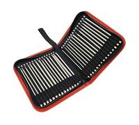 30 unids/set Extra largo 100/150MM S2 juego de puntas de destornillador magnético de acero 1/4 pulgadas vástago hexagonal herramientas eléctricas ranurada Cruz cuadrada (Length:150MM)