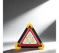 30 W Triángulo de advertencia de emergencia multifunción, luz de advertencia LED, mantenimiento de accidentes de vehículos, peligroso, camping, senderismo, luz de señal de seguridad esencial