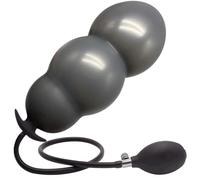30 x 11 cm Dilatador anal hinchable Plug Anales Dildo realista de silicona para el cuerpo, impermeable, cforma de cuentas, juguete sexual estimulador anal y próstata