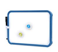 30 x 20 cm Rollo de Pizarra Blanca Magnética, Pequeña, Marco de Aluminio Blanco, Tablero Del Frigorífico para Planificar Estudios, Borrado en Seco para Refrigerador de Cocina