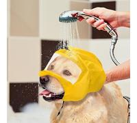 30 x 24,5 cm - Gorro de ducha transparente para perros, cubierta protectora para la cabeza del baño, prevención de agua, 2765