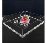 30 X 30 X 6CM Alta Transparente Foto Tanque De Agua Decorativo Prop, Poco Profundo Fotografía Submarina Bandeja De Almacenamiento Para La Publicidad, Resistente Acrílico Fregadero Tanque De Peces Pa(1