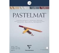 Clairefontaine - Ref 96112C - Bloc de tarjetas pastel n.º 4 (12 hojas) - Tarjeta 360 g/m² - 30 x 40 cm - Colores surtidos