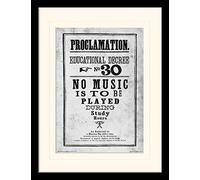 30 x 40 cm de Harry Potter "proclamación" montado y impresión enmarcada