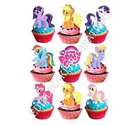 30 x My Little Pony Ponies STAND UP papel comestible decoración para pasteles decoraciones
