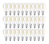 30 X Osram LED Filamento Gotas 4W = 40W E14 Claro 470lm Lámparas Blanco Neutro [EEK: E]