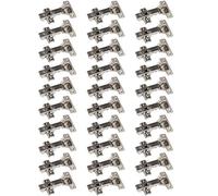 30 x SOTECH Bisagra de olla T45 Tope de esquina con amortiguador + Bisagras de placa cruzada Bisagras de cazoleta (disponibles como juego de 6, 10, 20 o 30!)