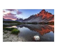 300(38x26cm) piezas de Puzzle para Adultos, belleza Natural, lago, Italia, Paisaje de la Dolomita, Rompecabezas de Punto de selección de Juego Super gusto