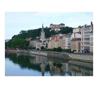 300(38x26cm) piezas de rompecabezas, Paisaje Urbano de Lyon, Ciudad francesa, Ródano, Puzzle de la iglesia de la flecha, Juguetes de Juego de Desafío para Adolescentes Número