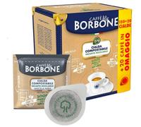 300 + 40 Cápsulas Mezcla Negra Café Borbone Envase Ecológico 100% 44 MM ESE