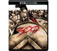 300 (4K UHD Blu-ray) Gerard Butler Lena Headey Dominic West (Importación USA)