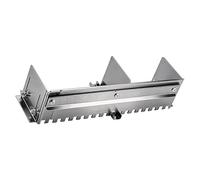 300-600mm/400-800mm - Peine de mortero ajustable con muescas para una aplicación rápida y uniforme de azulejos, paleta de acero inoxidable para enyesado