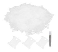 300 bobinas de hilo de plástico, bobinas hilo punto cruz transparentes, placa bobinado, herramientas bordado, soporte, almacenamiento costura para manualidades algodón, bordado