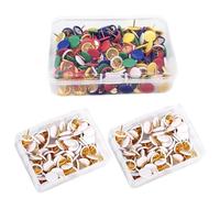 300 chinchetas blancas, chinchetas blancas, chinchetas decorativas, chinchetas para tarjetas, chinchetas para tableros de corcho, alfileres para tableros de anuncios, (blanco, color)