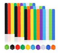 300 cubos de matemáticas para aprender juegos educativos, para matemáticas a partir de 3 a 8 años, 10 colores