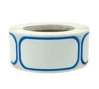 300 etiquetas adhesivas para alimentos, etiquetas de almacenamiento rectangulares para recipientes de vidrio y metal, 50 x 25 mm, calcomanía de pizarra blanca