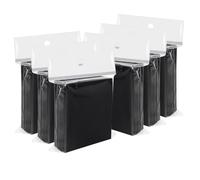 300 Fundas Cartas, 66x91mm Fundas para Cartas, Card Sleeves Transparentes, Perfect Fit Sleeves para MTG, Cartas Coleccionables, Cartas de Futbol (Negro)