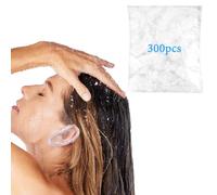 300 fundas impermeables para las orejas para ducha, fundas desechables para teñir el cabello, cómodas de llevar, no se deforman cuando se tiran, no se rompen fácilmente, adecuadas para teñir el