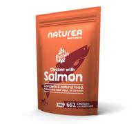 Naturea - Comida húmeda para perros - Pollo y salmón - Cantidad: 300 g