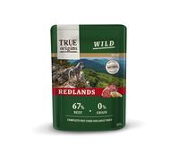 12 sobres x 300 g True Origins Wild Redlands Ternera sobre para perros ¡Pack ahorro!