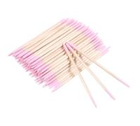 300 hisopos de algodón de punta puntiaguda de precisión, removedor de esmalte de uñas, aplicadores de maquillaje de doble cabeza, mango de madera, hisopos de algodón para cejas y uñas, herramientas de