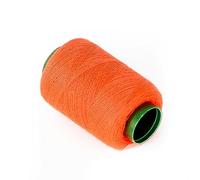 300 M/Rollo de Hilos de Coser para Bordar a Máquina de Algodón Hilo de Coser a Mano Parche Artesanal Suministros de Costura para Volante-Naranja Fluorescente