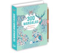 300 Mandalas - Animaux à colorier: Avec un crayon (Mes 300)