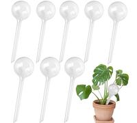 300 ml de bolas de riego para plantas, 8 unidades de riego para plantas, riego dosificado, almacenamiento de agua para plantas, riego automático, retráctil, para interior y exterior, color blanco