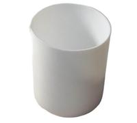 300 mL PTFE Beaker - High-Temperature Resistant Crucible for Chemistry and Biology Labs, No Cover, 1 Piece