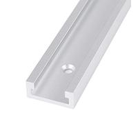 300 mm T Track Aleación de aluminio T Ranura T Rampa de riel en T Ranura en T Ranura en T Riel de ranura en T Carril de ranura en T con tornillos autorroscantes para carpintería mesa de fresado,